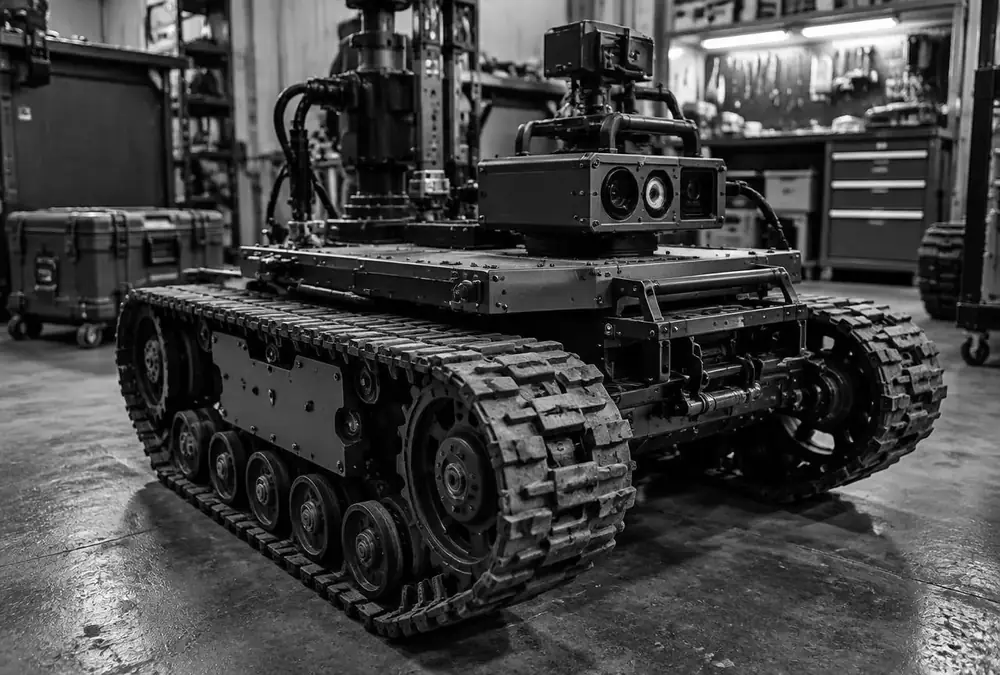 Development of a dual-use modular unmanned ground support platform